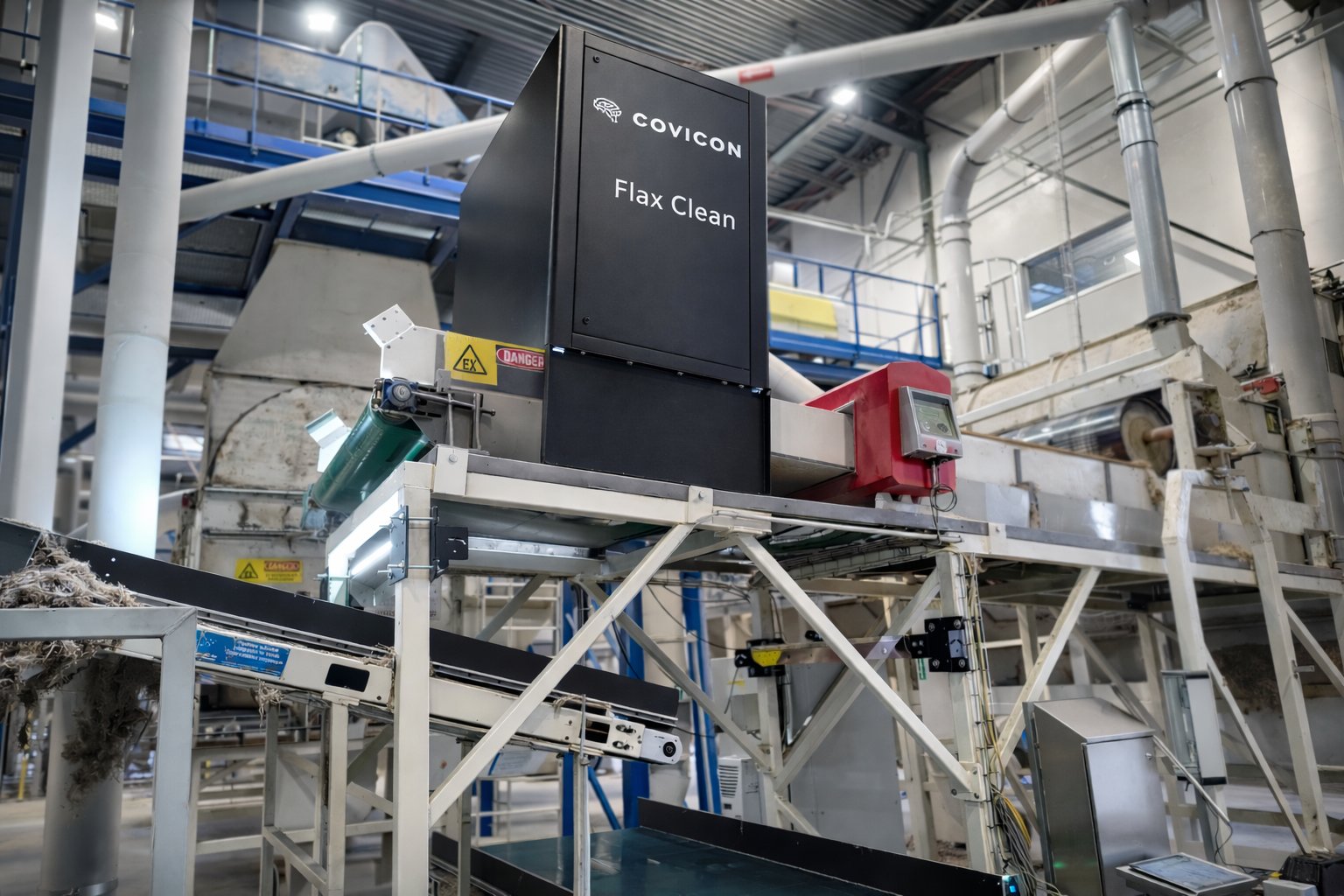 FlaxClean: vreemde materialen opsporen in vlas en hennep